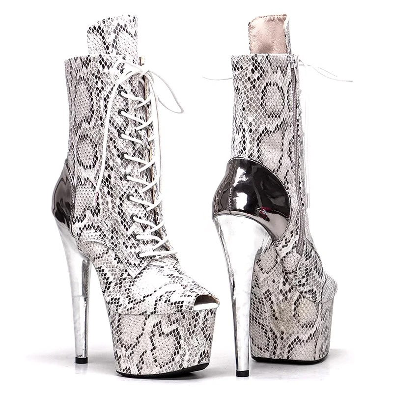 LAIJIANJINXIA New Peep Toe PU Upper 17CM/7Inches Women's Platform Party High Heels Modern Boots Pole Dance shoes 142
LAIJIANJINXIA New Peep Toe PU Upper 17CM/7Inches Women's Platform Party High Heels Modern Boots Pole Dance shoes 142