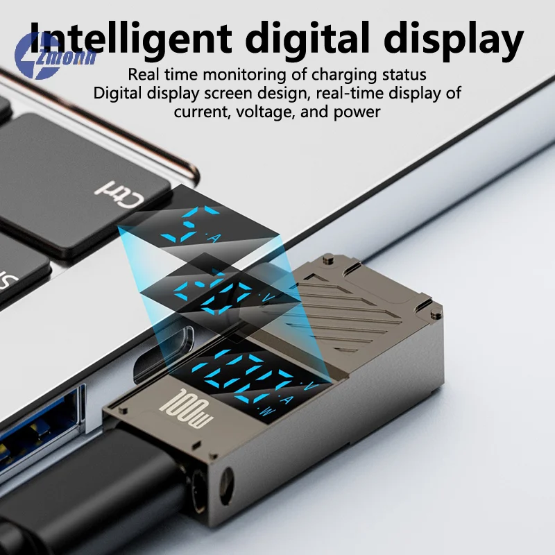 PD 100W Laptop Power Charger Supply Connector Adapter Female Type-C To DC Male Converter Digital Display For H-P/DELL Notebook
PD 100W Laptop Power Charger Supply Connector Adapter Female Type-C To DC Male Converter Digital Display For H-P/DELL Notebook