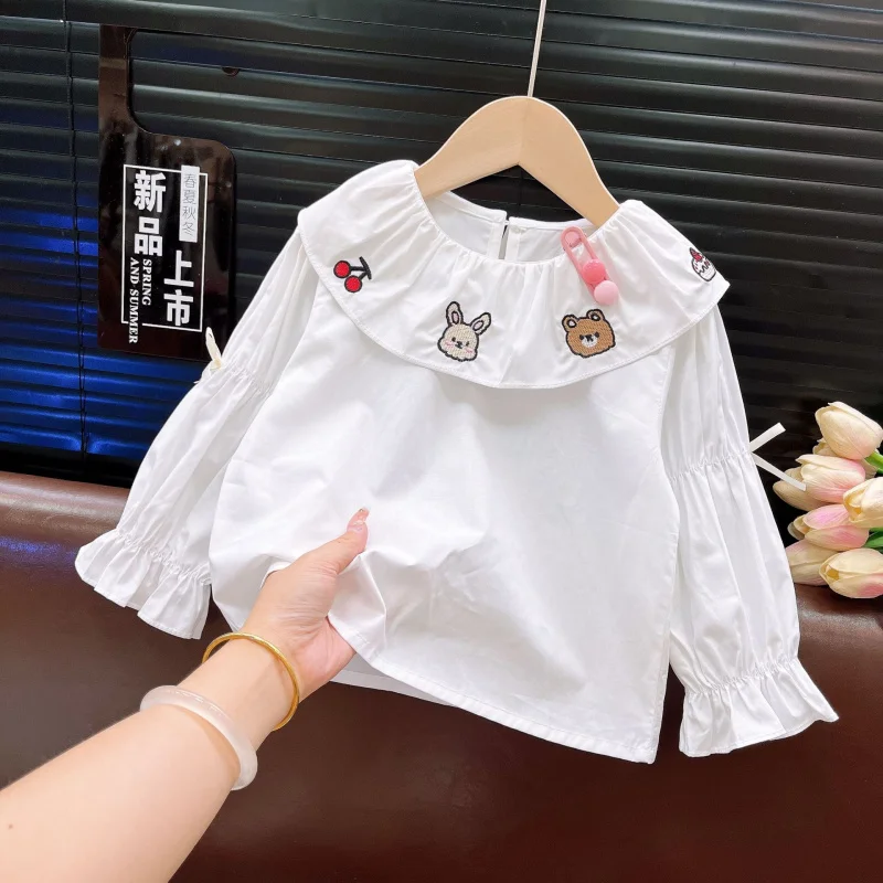 Girl's Clothing2025Spring and Autumn New Cute Polka Dot Cartoon Embroidered Turn-down Collar Top Vest Long Pants Three-piece Set
Girl's Clothing2025Spring and Autumn New Cute Polka Dot Cartoon Embroidered Turn-down Collar Top Vest Long Pants Three-piece Set
