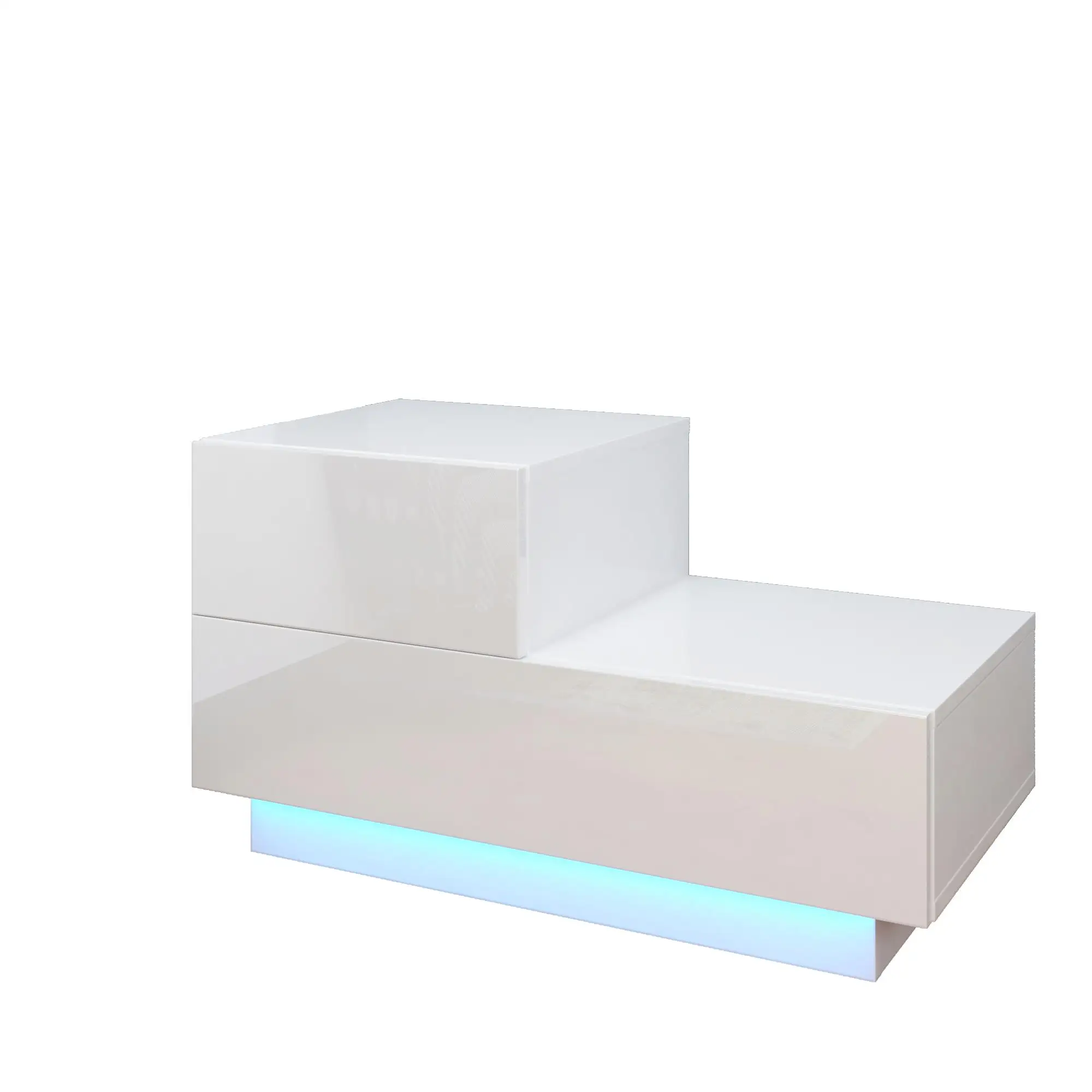 Modern RGB 2-Drawer White Nightstand - Stylish End Table for Bedroom & Living Room
Modern RGB 2-Drawer White Nightstand - Stylish End Table for Bedroom & Living Room