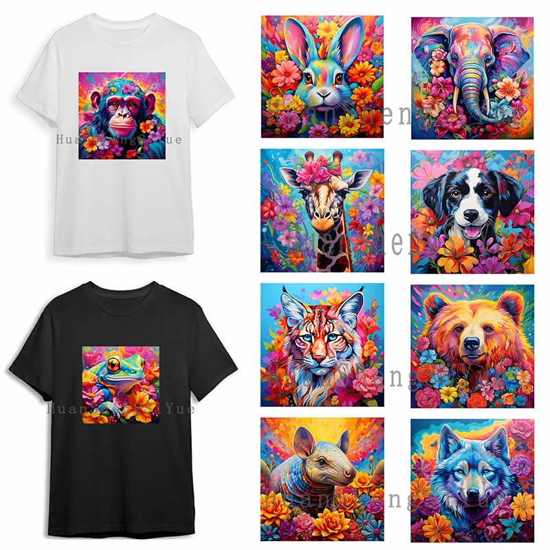 Flowers And Animals Ironing Sticker Clothes DTF Fashion T-shirt Hoodie DIY Jacket Patch Heat Transfer Hot Paste Paper
Flowers And Animals Ironing Sticker Clothes DTF Fashion T-shirt Hoodie DIY Jacket Patch Heat Transfer Hot Paste Paper