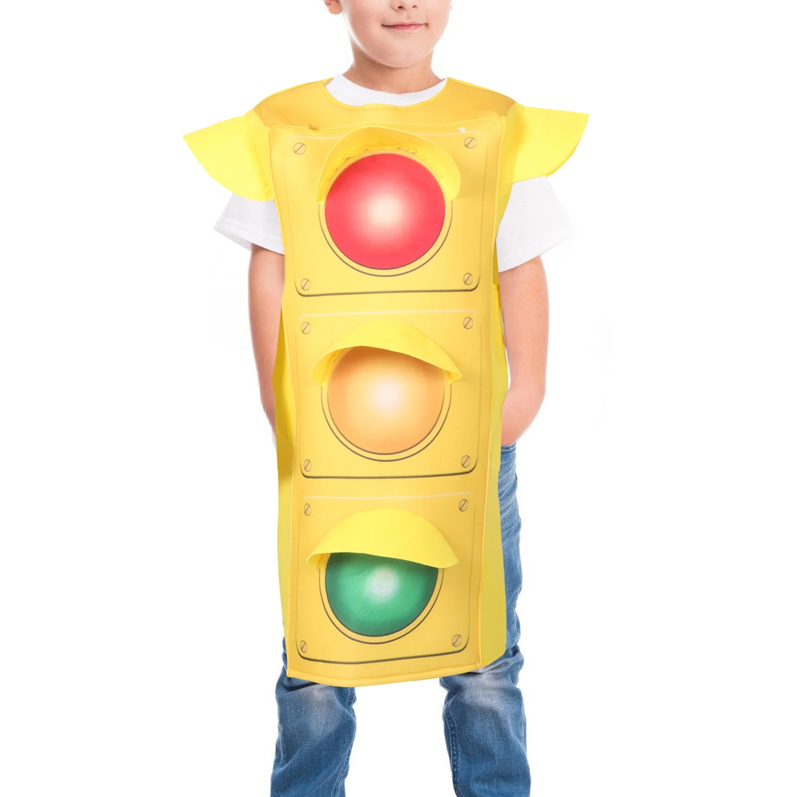 Traffic Light Costume Kids Role Play Outfit Preschool Educational Activity Bright Durable Fabric School Party Performance
Traffic Light Costume Kids Role Play Outfit Preschool Educational Activity Bright Durable Fabric School Party Performance