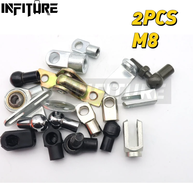 Universal 2Pcs M8 Female/Male Thread Car Gas Spring Lift Supports Damper Replacement Fixed End Fitting Connectors Accessories
Universal 2Pcs M8 Female/Male Thread Car Gas Spring Lift Supports Damper Replacement Fixed End Fitting Connectors Accessories