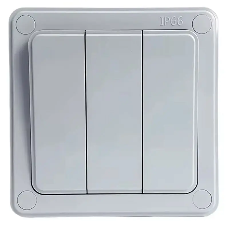 B52C IP66 Waterproof 2 Way Outdoor Wall Light Switch Push Button Power Switch 16A Dust-Proof For Home Garden
B52C IP66 Waterproof 2 Way Outdoor Wall Light Switch Push Button Power Switch 16A Dust-Proof For Home Garden