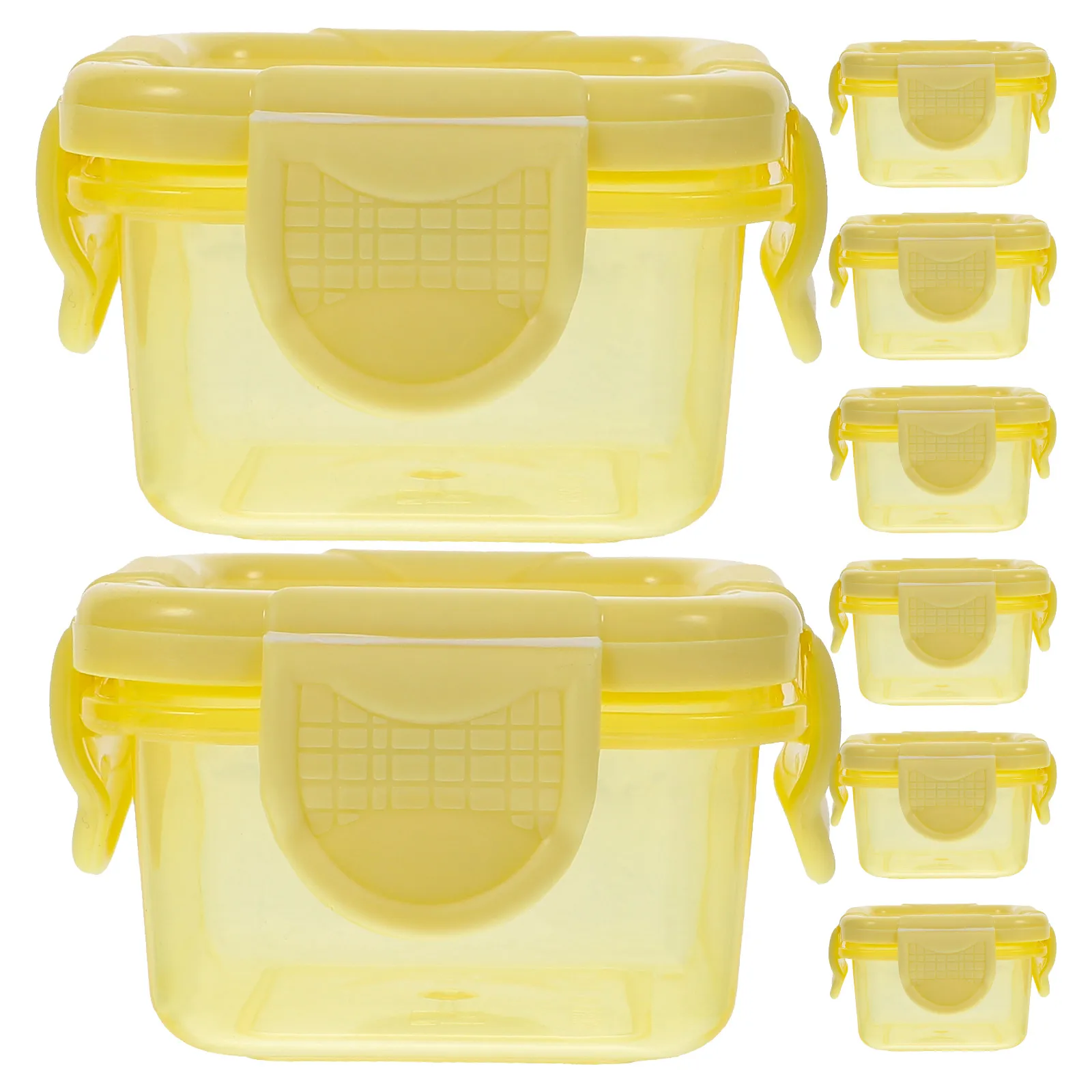 8 Pcs 60ML Mini Food Grade Condiment Boxes Yellow Sauce Cups Lids for Picnic Home Office Travel Storage Container Snack Holder
8 Pcs 60ML Mini Food Grade Condiment Boxes Yellow Sauce Cups Lids for Picnic Home Office Travel Storage Container Snack Holder
