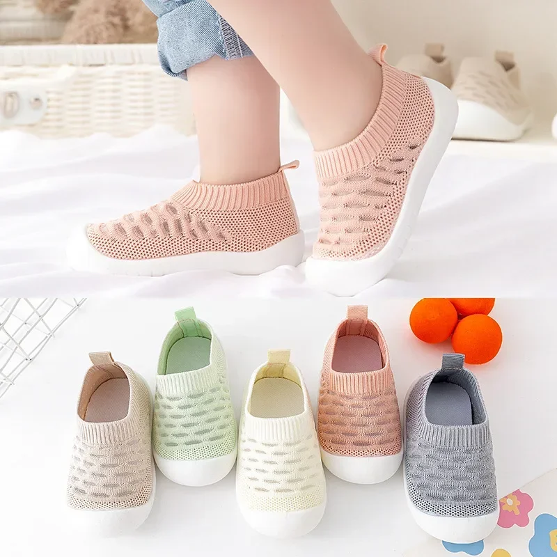 Spring Summer Toddler Shoes Breathable Knitted Kids Sneakers Boys Slip-on Tennis Shoes Girls Soft Non-slip School Casual Shoes
Spring Summer Toddler Shoes Breathable Knitted Kids Sneakers Boys Slip-on Tennis Shoes Girls Soft Non-slip School Casual Shoes