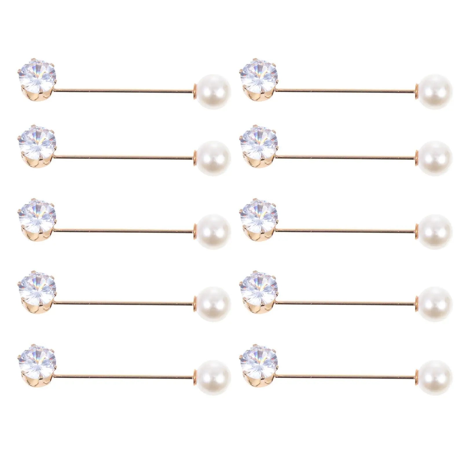 10 Pcs Anti-exposed Clasp Brooches Pins Clothes Jewelry Summer Pearl Waist Cincher Fashion Breastpins Ornament
10 Pcs Anti-exposed Clasp Brooches Pins Clothes Jewelry Summer Pearl Waist Cincher Fashion Breastpins Ornament