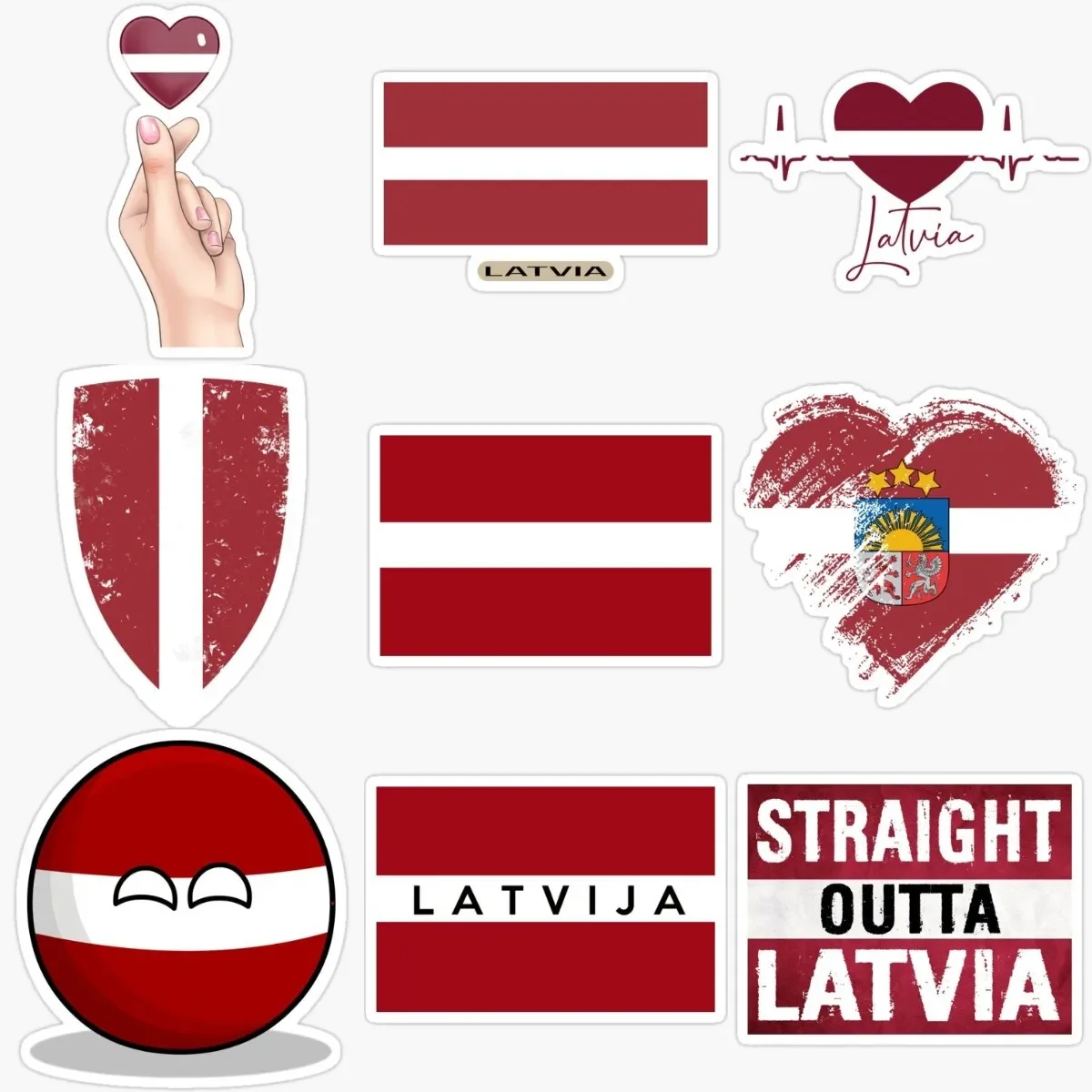 Love Latvia Flag Emblem Creative Waterproof Sticker for Decorate Fridge Wall Room Car Van Motorcycle Camper Bumper Decal
Love Latvia Flag Emblem Creative Waterproof Sticker for Decorate Fridge Wall Room Car Van Motorcycle Camper Bumper Decal