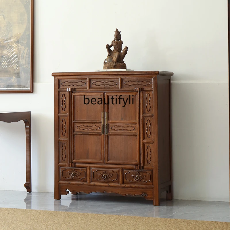 Chinese Style Entrance Cabinet Classical Scripture Cabinet Vintage Decor Old Elm Wood Shoe Cabinet All Solid Wood Hall
Chinese Style Entrance Cabinet Classical Scripture Cabinet Vintage Decor Old Elm Wood Shoe Cabinet All Solid Wood Hall