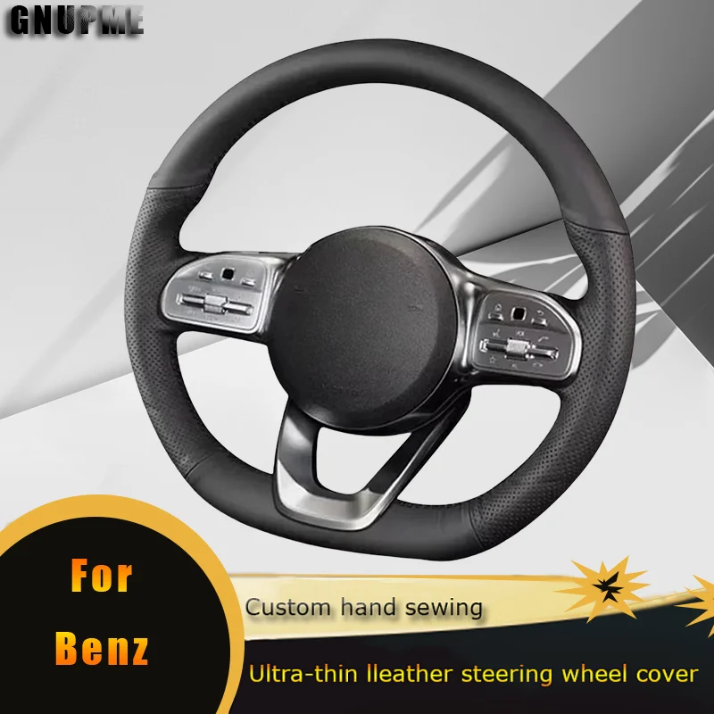 DIY Car Steering Wheel Cover Non Slip Perforate Leather For Mercedes Benz W177 V177 W247 W205 C118 C257 W213 EQA H243 2018-2021
DIY Car Steering Wheel Cover Non Slip Perforate Leather For Mercedes Benz W177 V177 W247 W205 C118 C257 W213 EQA H243 2018-2021