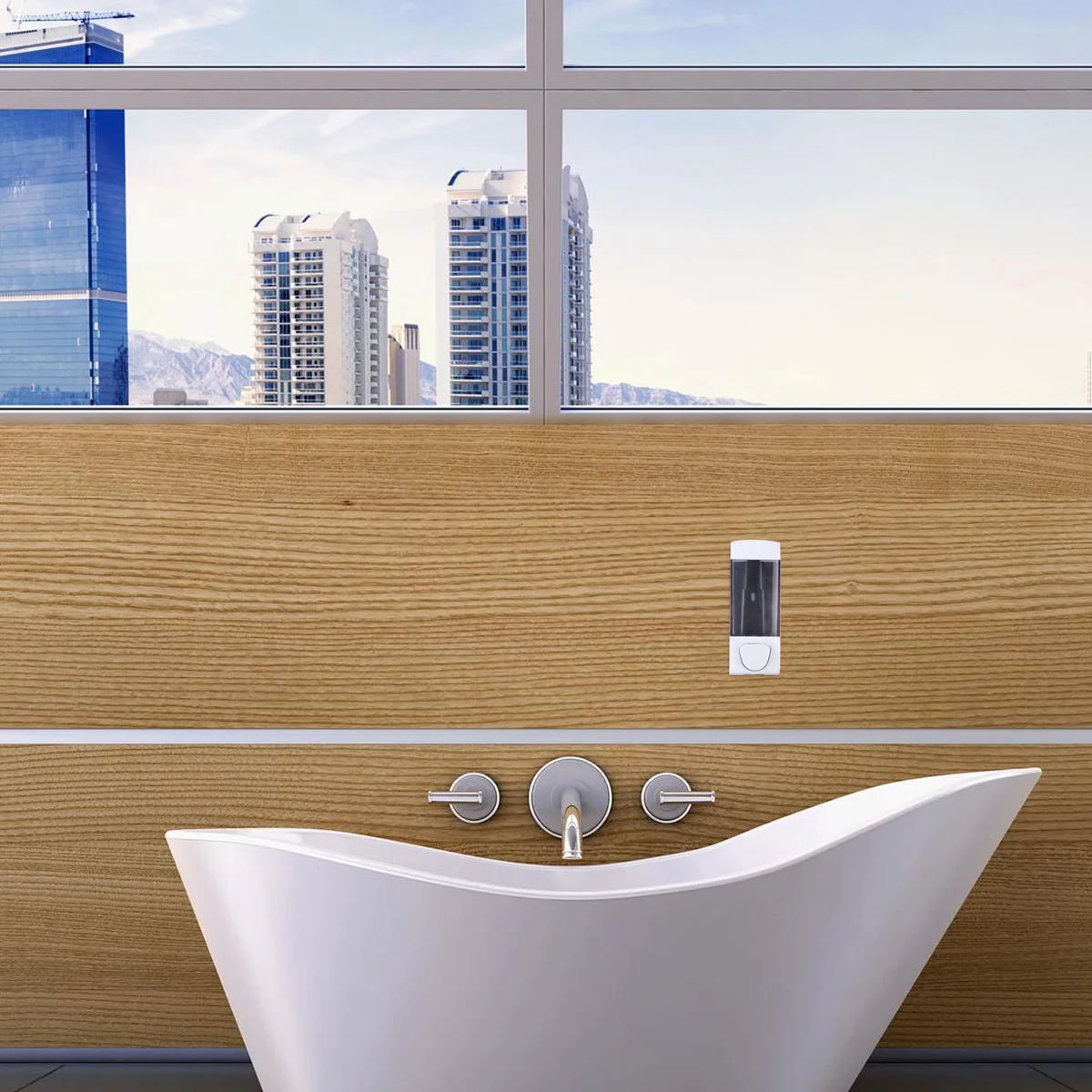 350Ml Press Pump Soap Dispenser Wall Mounted Hand Bottle For Shower Gel Liquid Detergent Lotion Bathroom Kitchen Use
350Ml Press Pump Soap Dispenser Wall Mounted Hand Bottle For Shower Gel Liquid Detergent Lotion Bathroom Kitchen Use