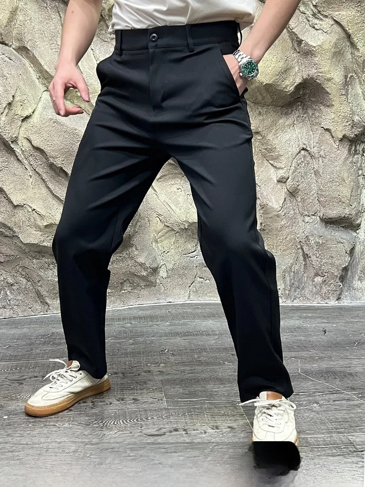 Men's Busin Casual Straight Leg Pants Qui Dry Comfortable Fit mid Waist Zipper Fly Busin Series Autumn Collection
Men's Busin Casual Straight Leg Pants Qui Dry Comfortable Fit mid Waist Zipper Fly Busin Series Autumn Collection