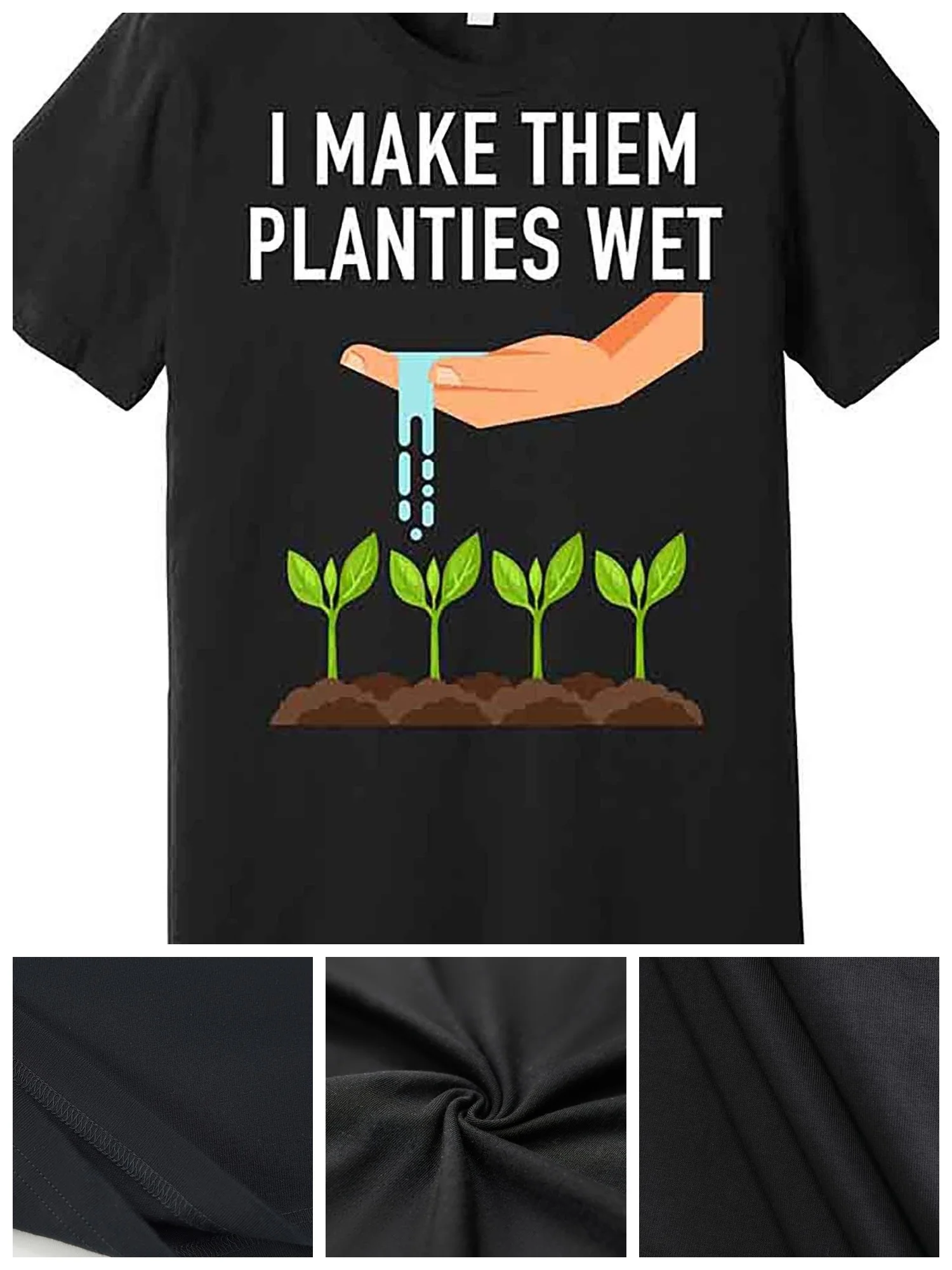 "Men's Fun Graphic T-Shirt Series - Black Wet Plant Short Sleeve Tee"
"Men's Fun Graphic T-Shirt Series - Black Wet Plant Short Sleeve Tee"