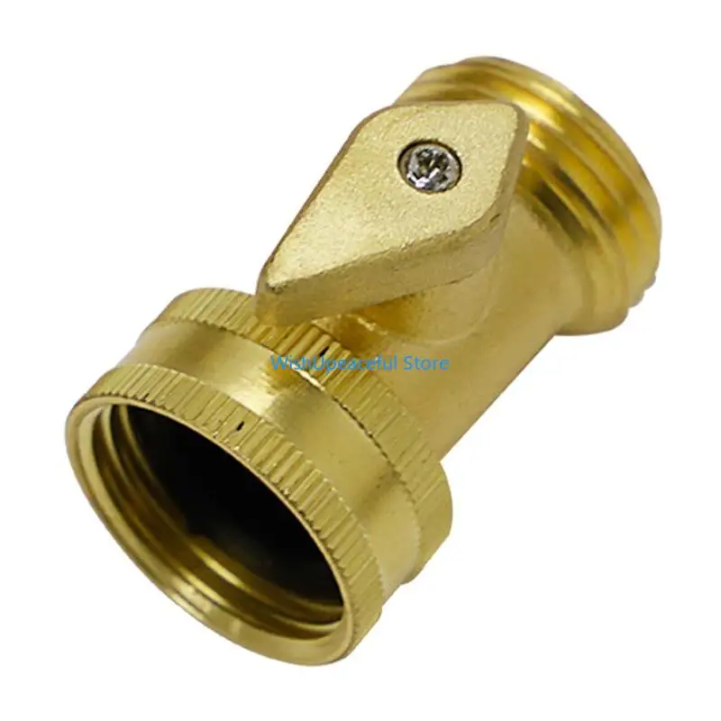 34YA Shut Off for Valve Garden Hose Connector with Switch Brass Material Part for Home Garden Yard Car Washing Watering
34YA Shut Off for Valve Garden Hose Connector with Switch Brass Material Part for Home Garden Yard Car Washing Watering