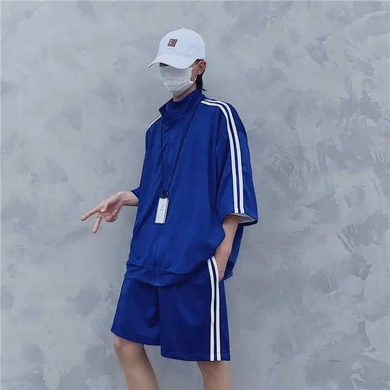 Nice Summer Fashion Young Style Sports Two Piece Set Summer Loose Solid Color Casual Short Sets Ladies Short Sleeve Zipper Tops
Nice Summer Fashion Young Style Sports Two Piece Set Summer Loose Solid Color Casual Short Sets Ladies Short Sleeve Zipper Tops