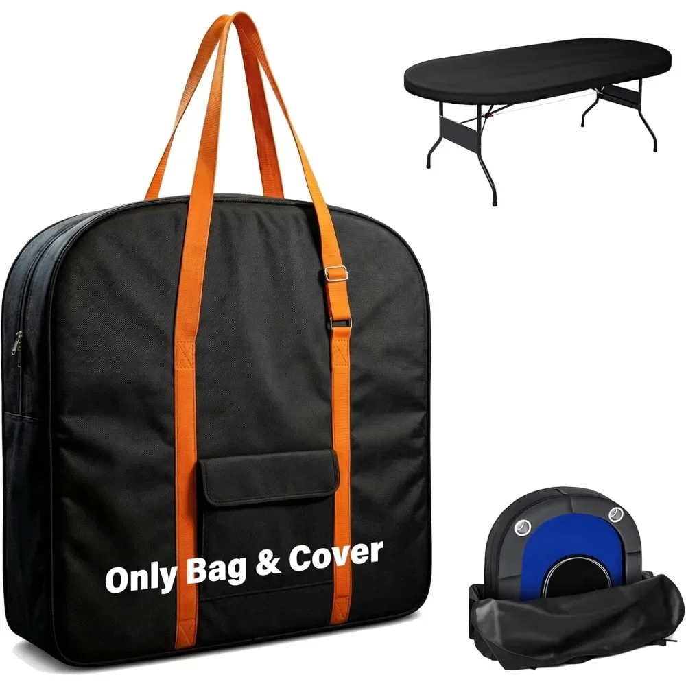Foldable Poker Table Carrying Case with Dustproof Cover Adjustable Strap and Storage Pockets Fits 84 Inch
Foldable Poker Table Carrying Case with Dustproof Cover Adjustable Strap and Storage Pockets Fits 84 Inch