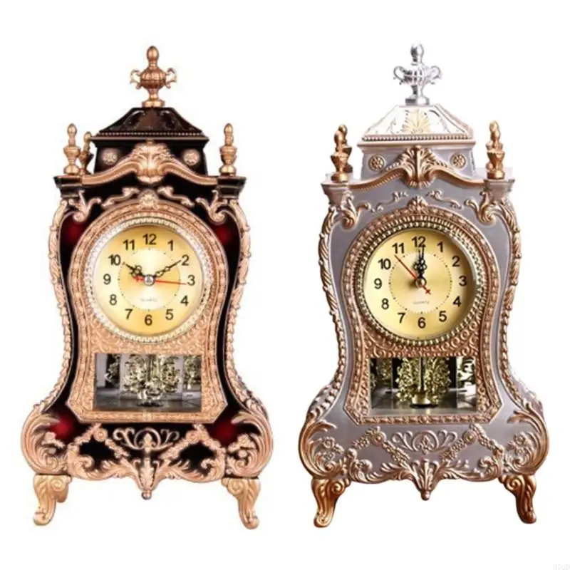 97QD European Vintage Mantels Clock Musical Melodies Chimes Classical Home Decors
97QD European Vintage Mantels Clock Musical Melodies Chimes Classical Home Decors