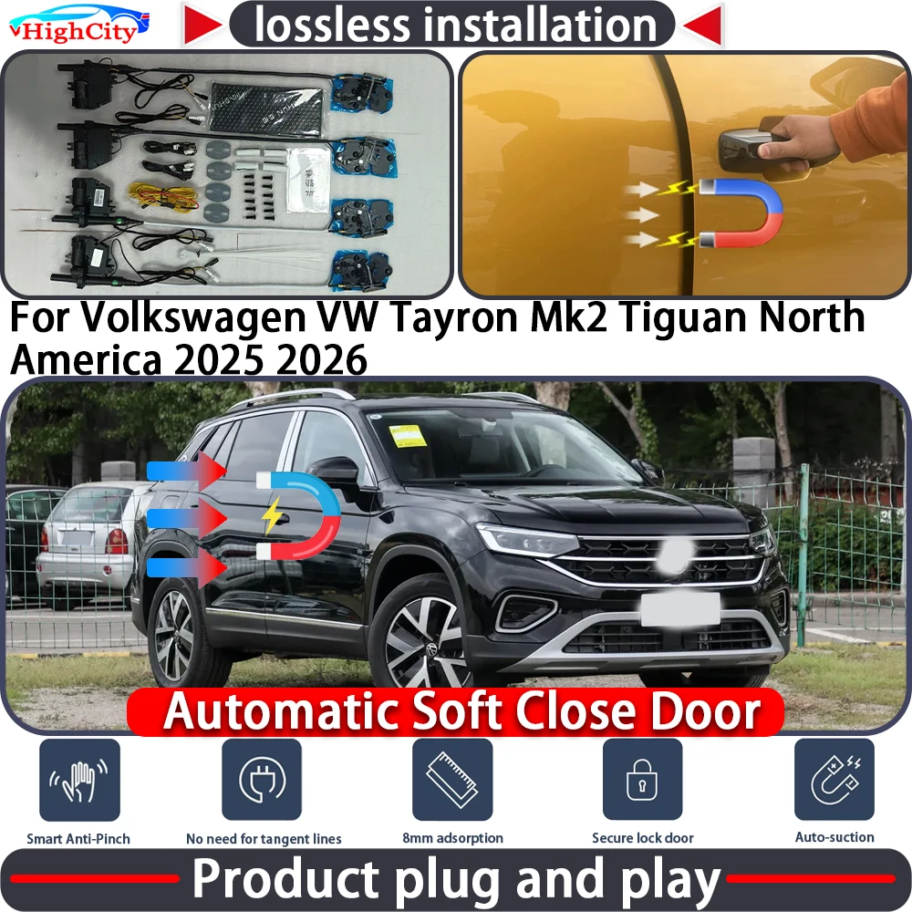 Closing Door Lock Actuator for Volkswagen VW Tayron Mk2 Tiguan North America 2025 2026 Soft Close Power Latch System Auto Pull
Closing Door Lock Actuator for Volkswagen VW Tayron Mk2 Tiguan North America 2025 2026 Soft Close Power Latch System Auto Pull