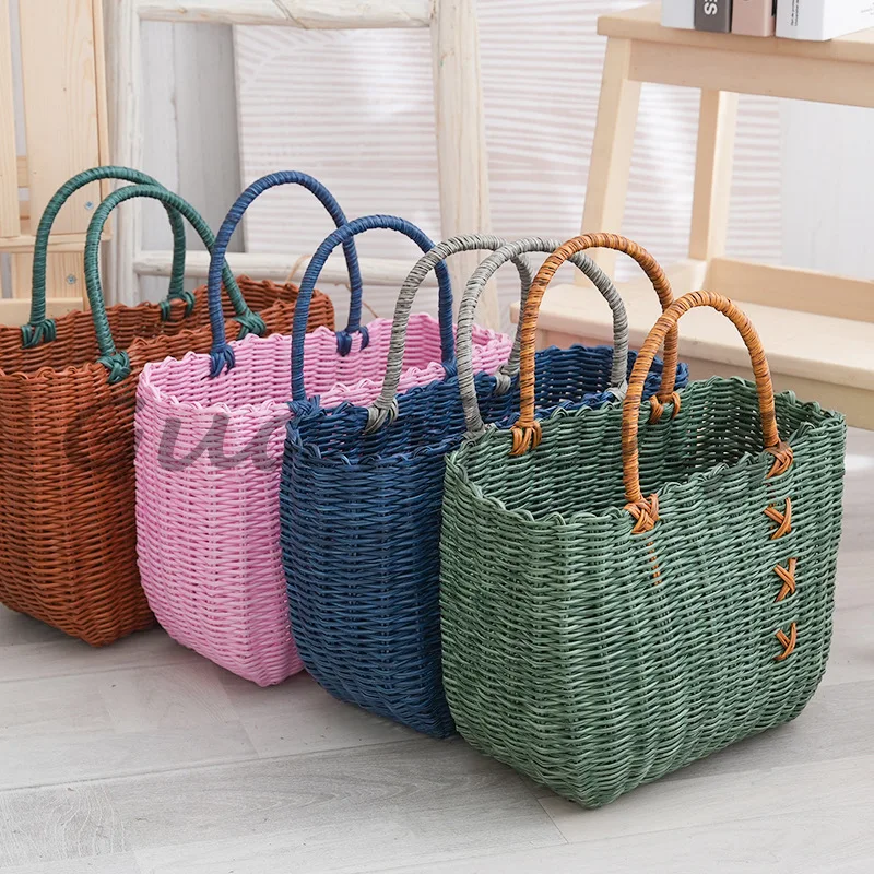 Handwoven Rattan Basket Handheld Shopping Basket Vegetable Fruit Outdoor Picnic Handmade Wicker Basket
Handwoven Rattan Basket Handheld Shopping Basket Vegetable Fruit Outdoor Picnic Handmade Wicker Basket