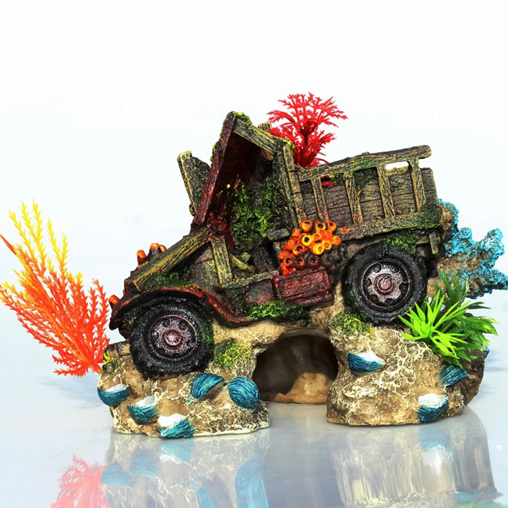Coral Truck Resin Decoration for Fish Tank Aquarium Home Office Desk Furnishings Non Fading Safe High Quality Sea Water Fresh
Coral Truck Resin Decoration for Fish Tank Aquarium Home Office Desk Furnishings Non Fading Safe High Quality Sea Water Fresh