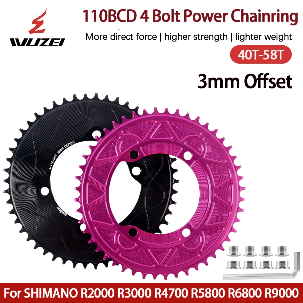 WUZEI 110BCD звездочка для шоссейного велосипеда 8/9/10/11/12S для R7000 R8000 R9100 40T 48T 58T, совместимая цепь AXE, узкая широкая звездочка
WUZEI 110BCD звездочка для шоссейного велосипеда 8/9/10/11/12S для R7000 R8000 R9100 40T 48T 58T, совместимая цепь AXE, узкая широкая звездочка