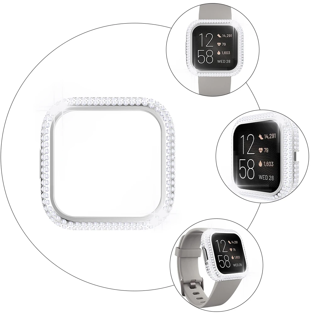 2 Pc Beautifully Designed Diamond Watch Protector Case For Smartwatch Essentials
2 Pc Beautifully Designed Diamond Watch Protector Case For Smartwatch Essentials