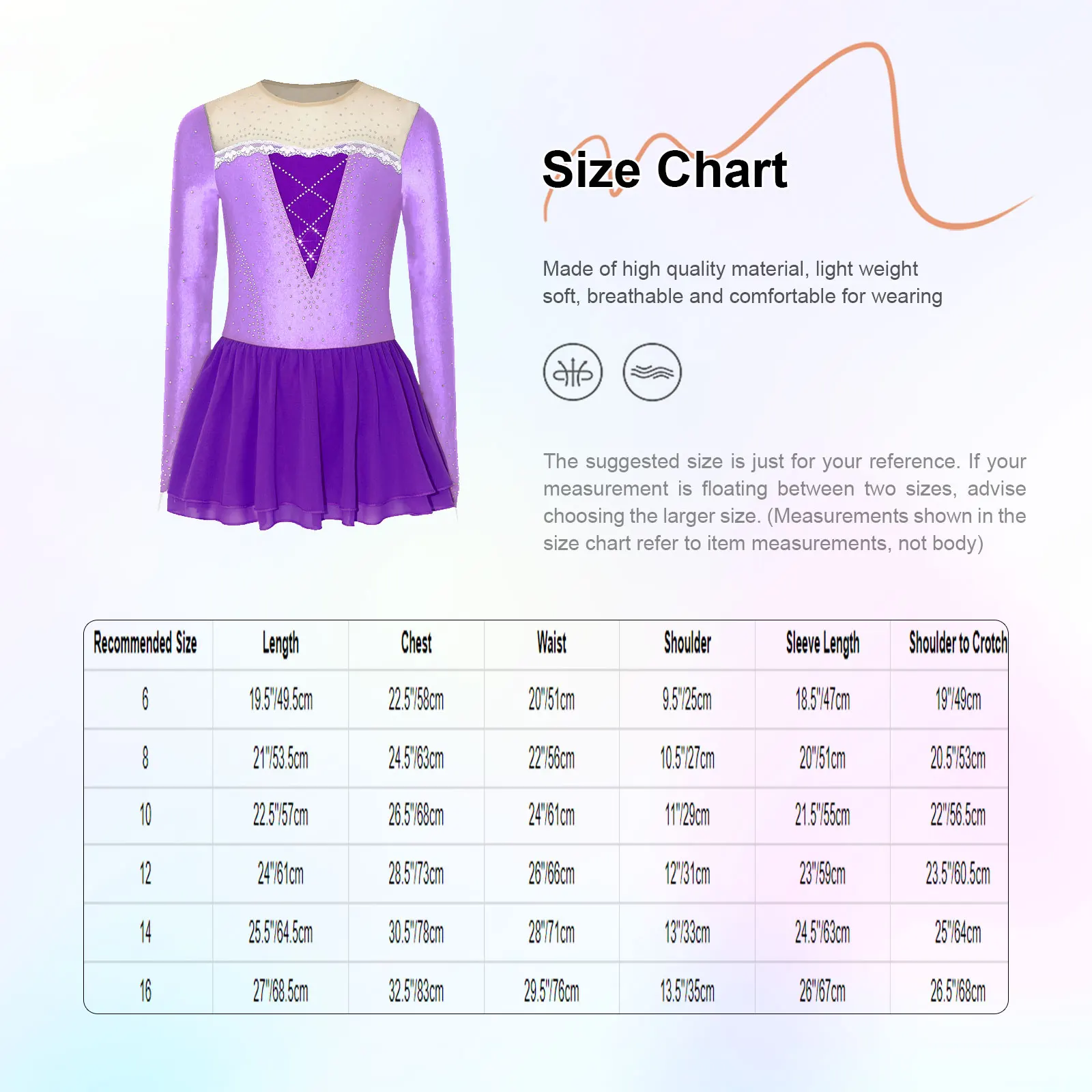 Kids Girls Long Sleeve Rhinestones Mesh Figure Skating Dress Gymnastics Leotard Lace Contrast Color Princess Ballet Tutu Dresses
Kids Girls Long Sleeve Rhinestones Mesh Figure Skating Dress Gymnastics Leotard Lace Contrast Color Princess Ballet Tutu Dresses