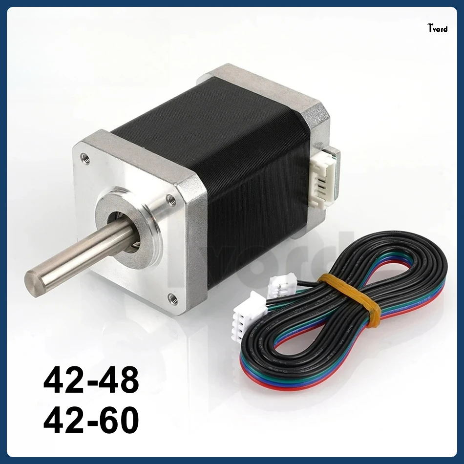 Stepper 42 Motor 48MM 60MM Height Square Motors 17HS8401 17HS8401S With Cable Black Sliver 3D Printer Parts
Stepper 42 Motor 48MM 60MM Height Square Motors 17HS8401 17HS8401S With Cable Black Sliver 3D Printer Parts