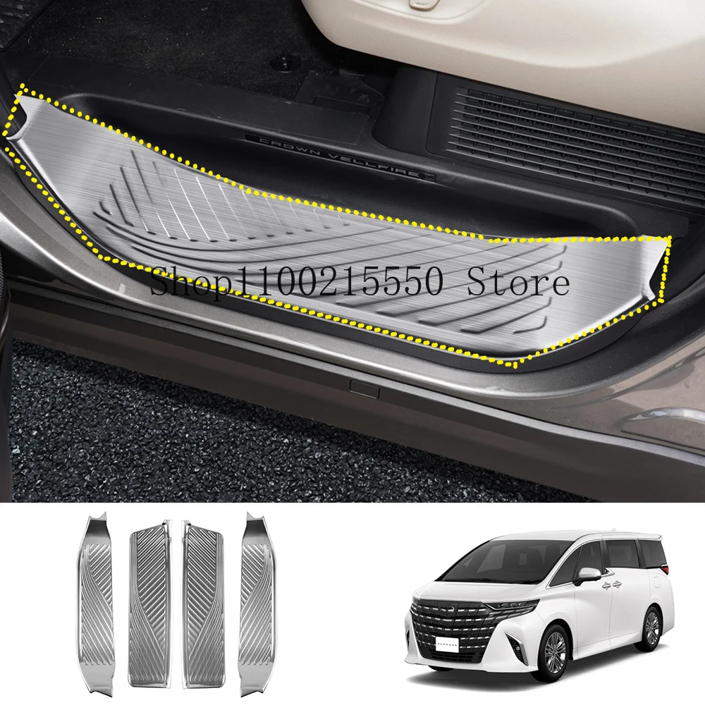 For Toyota Alphard 40 Series 2023 2024 Stainless Steel Car Inner Door Sill Protector Plate Cover Trim Modification Accessories
For Toyota Alphard 40 Series 2023 2024 Stainless Steel Car Inner Door Sill Protector Plate Cover Trim Modification Accessories