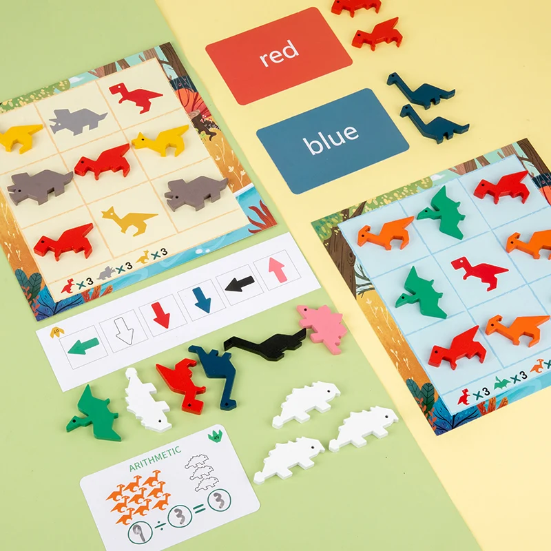 Kids Wooden Toys Montessori Colorful Dinosaurs Math Toys Boys Girls Math Thinking Early Education Puzzle Games For Children Gift
Kids Wooden Toys Montessori Colorful Dinosaurs Math Toys Boys Girls Math Thinking Early Education Puzzle Games For Children Gift