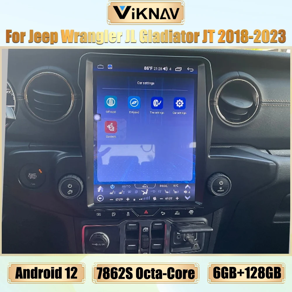 Car Radio Carplay Android 12 For Jeep Wrangler JL Gladiator JT 2018-2023 GPS Navigation Multimedia Player 12.1 Inch Head Unit
Car Radio Carplay Android 12 For Jeep Wrangler JL Gladiator JT 2018-2023 GPS Navigation Multimedia Player 12.1 Inch Head Unit