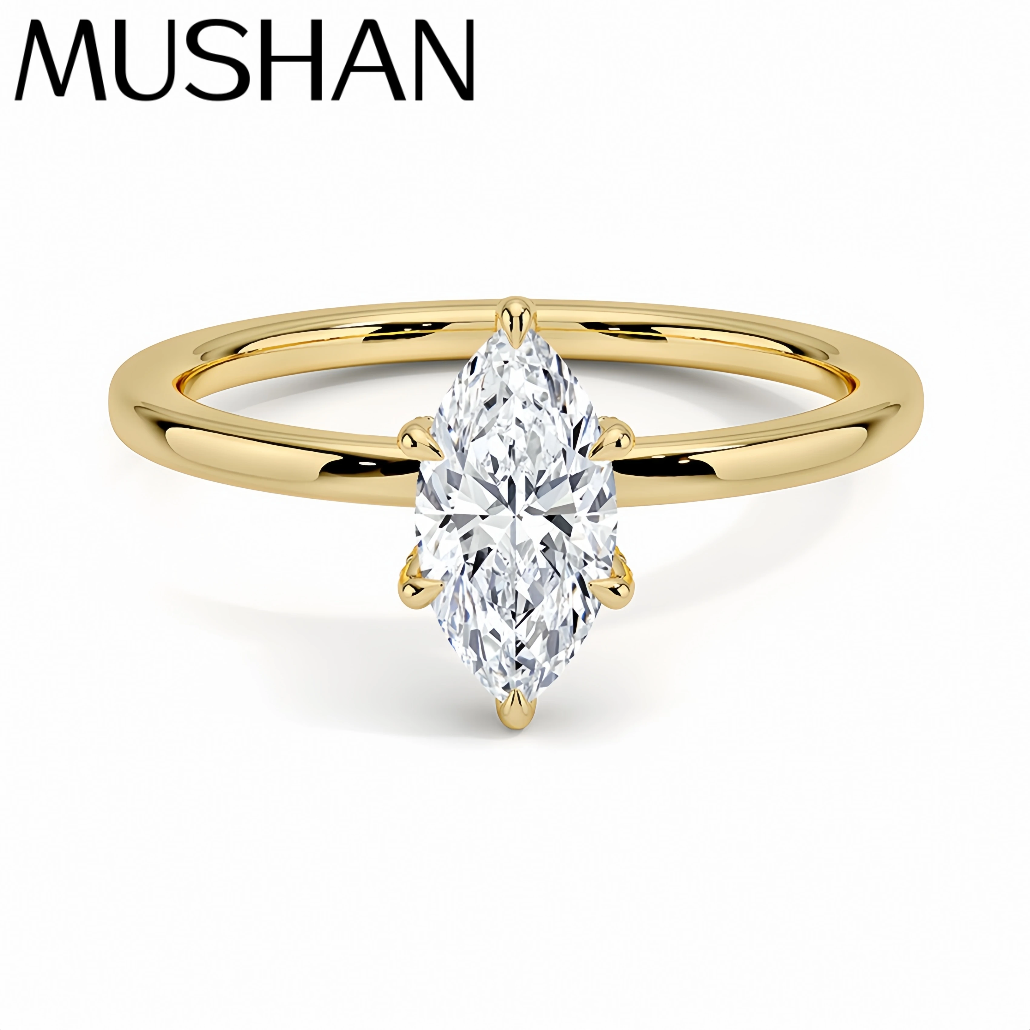 MuShan Designer Jewelry 925 Sterling Silver Ring VVS Moissanite Bespoke Ring for Spouse 18K Gold Plated MST Patent Jewellery
MuShan Designer Jewelry 925 Sterling Silver Ring VVS Moissanite Bespoke Ring for Spouse 18K Gold Plated MST Patent Jewellery