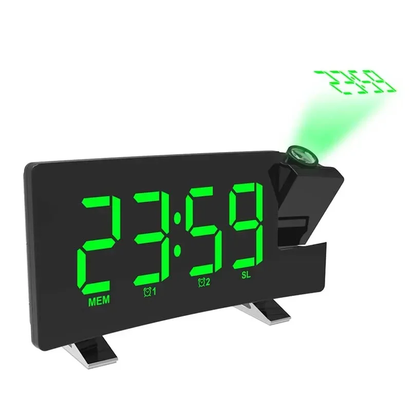FM76-108 band radio Clock Digital 8 inch LED Projector Projection Snooze Alarm Clock Radio Timer Backlight 3W speakers home
FM76-108 band radio Clock Digital 8 inch LED Projector Projection Snooze Alarm Clock Radio Timer Backlight 3W speakers home