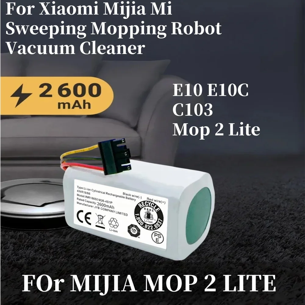 Аккумулятор 14,4 В, детали для робота-пылесоса Xiaomi Mijia Mop 2 Lite, детали MJSTL, новая замена аккумулятора.
Аккумулятор 14,4 В, детали для робота-пылесоса Xiaomi Mijia Mop 2 Lite, детали MJSTL, новая замена аккумулятора.