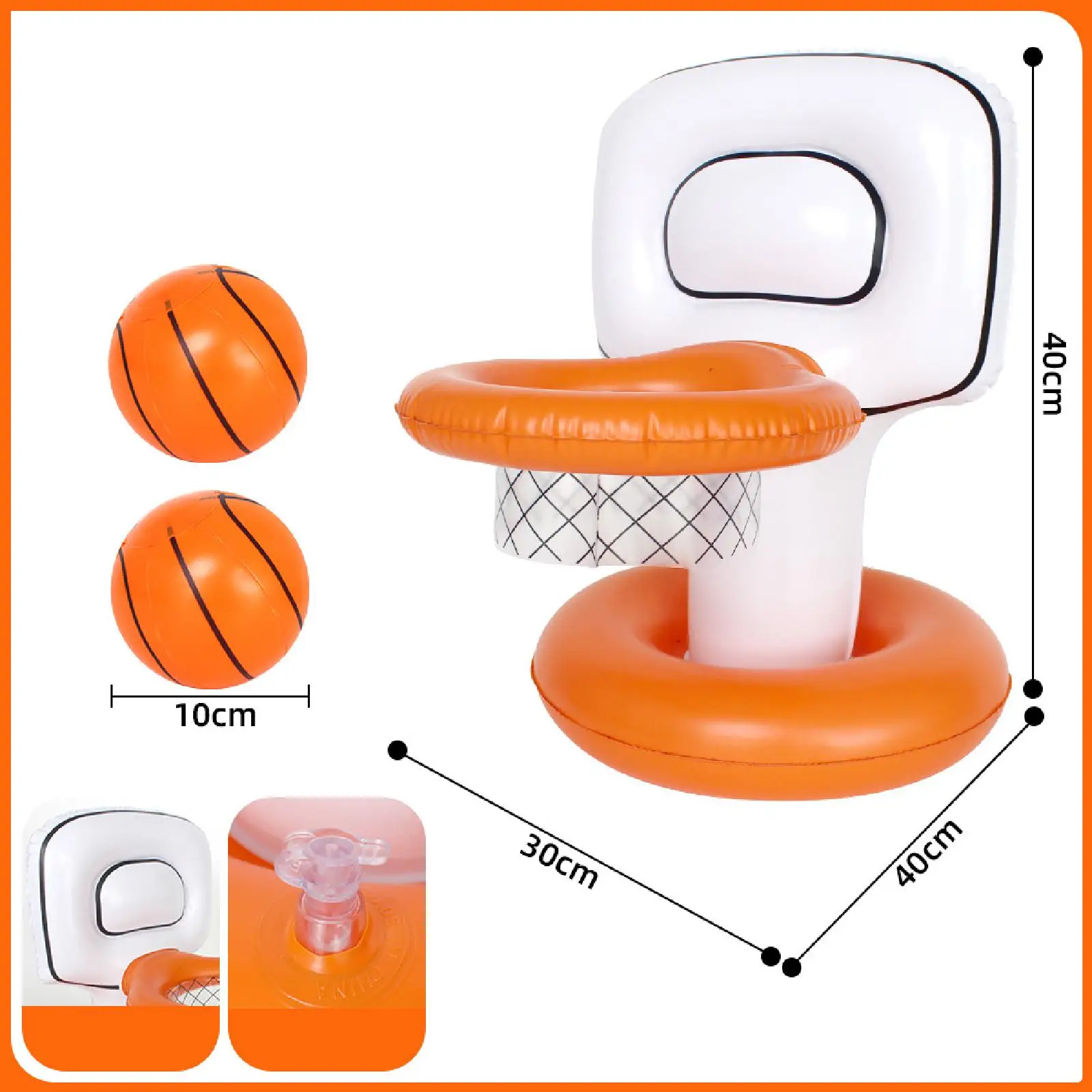 Pool Basketball Hoop for Kids Outdoor Water Game for Vacations Lakeside
Pool Basketball Hoop for Kids Outdoor Water Game for Vacations Lakeside