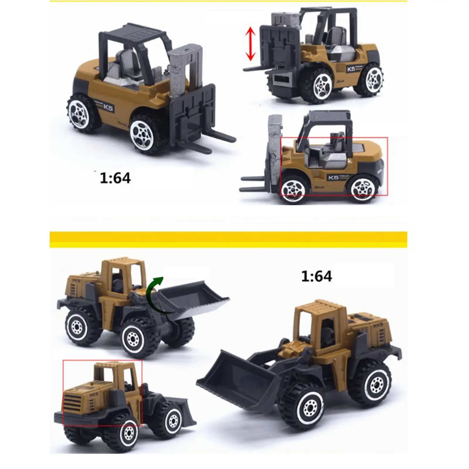 Forklift Model Vehicle Loader Tractor Excavator Toy Alloy Mini Model Vehicle Diecast Vehicle Toy Set for Present Party Boys
Forklift Model Vehicle Loader Tractor Excavator Toy Alloy Mini Model Vehicle Diecast Vehicle Toy Set for Present Party Boys