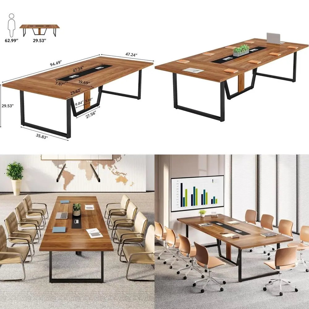 8T Conerence Table or 10 People, Large Meeting Table, ern Conerence Room Tables with Cable Management, Training Tables with Stro
8T Conerence Table or 10 People, Large Meeting Table, ern Conerence Room Tables with Cable Management, Training Tables with Stro