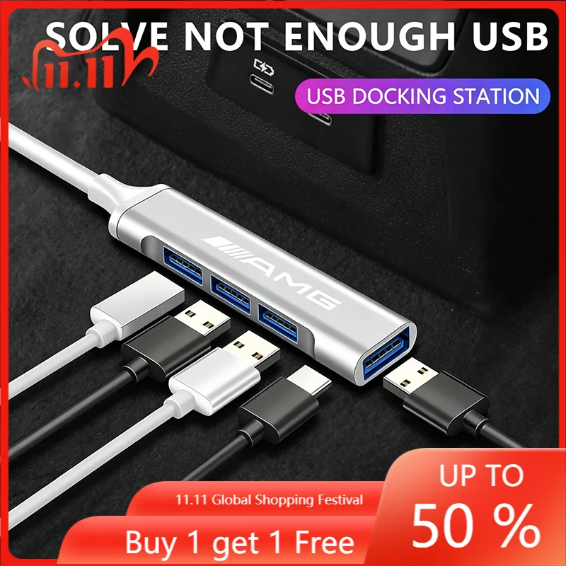 New Type-C Turn USB Adapter Multi Port Distributor Hub Car Accessories Sticker For Mercedes-Benz W213 W212 W220 W221 W222 W108
New Type-C Turn USB Adapter Multi Port Distributor Hub Car Accessories Sticker For Mercedes-Benz W213 W212 W220 W221 W222 W108