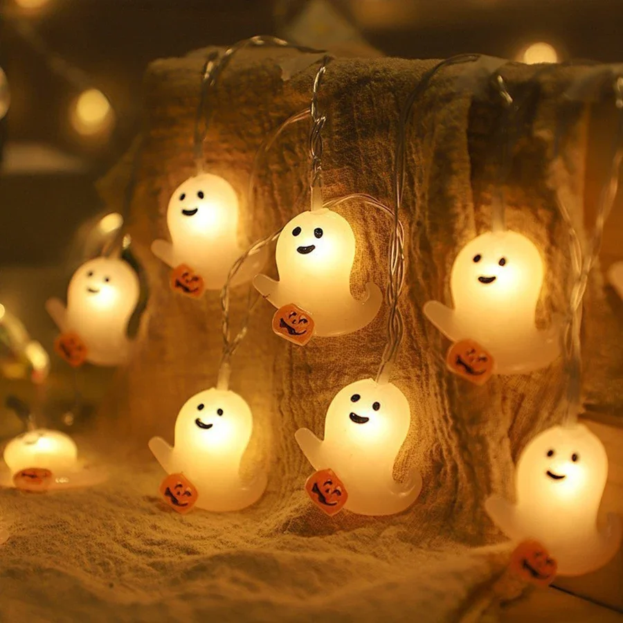 LED Halloween decorative lights, pumpkin ghost light string, bar decoration, illuminated ghost festival atmosphere lights
LED Halloween decorative lights, pumpkin ghost light string, bar decoration, illuminated ghost festival atmosphere lights