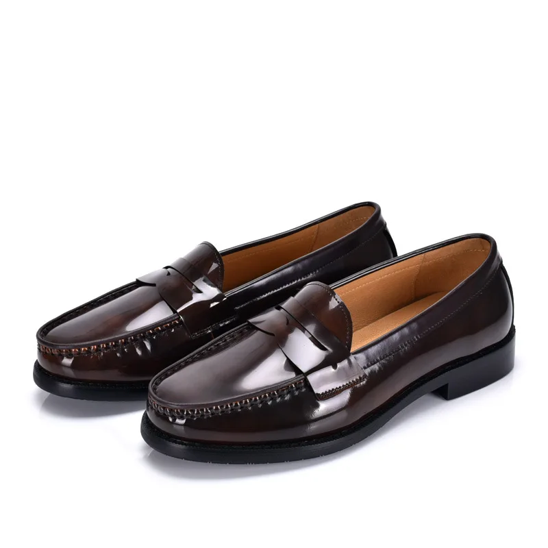 Men's All-Day Comfort Penny Loafers Premium Polished Genuine Leather Slip-On Shoes Cushioned Rubber Sole Business Casual Shoes
Men's All-Day Comfort Penny Loafers Premium Polished Genuine Leather Slip-On Shoes Cushioned Rubber Sole Business Casual Shoes