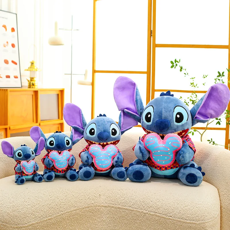 Disney Stitch Plush Toy in Summer Shirt Holding Mickey Donut Cute Cartoon Doll and Pillow Gift
Disney Stitch Plush Toy in Summer Shirt Holding Mickey Donut Cute Cartoon Doll and Pillow Gift
