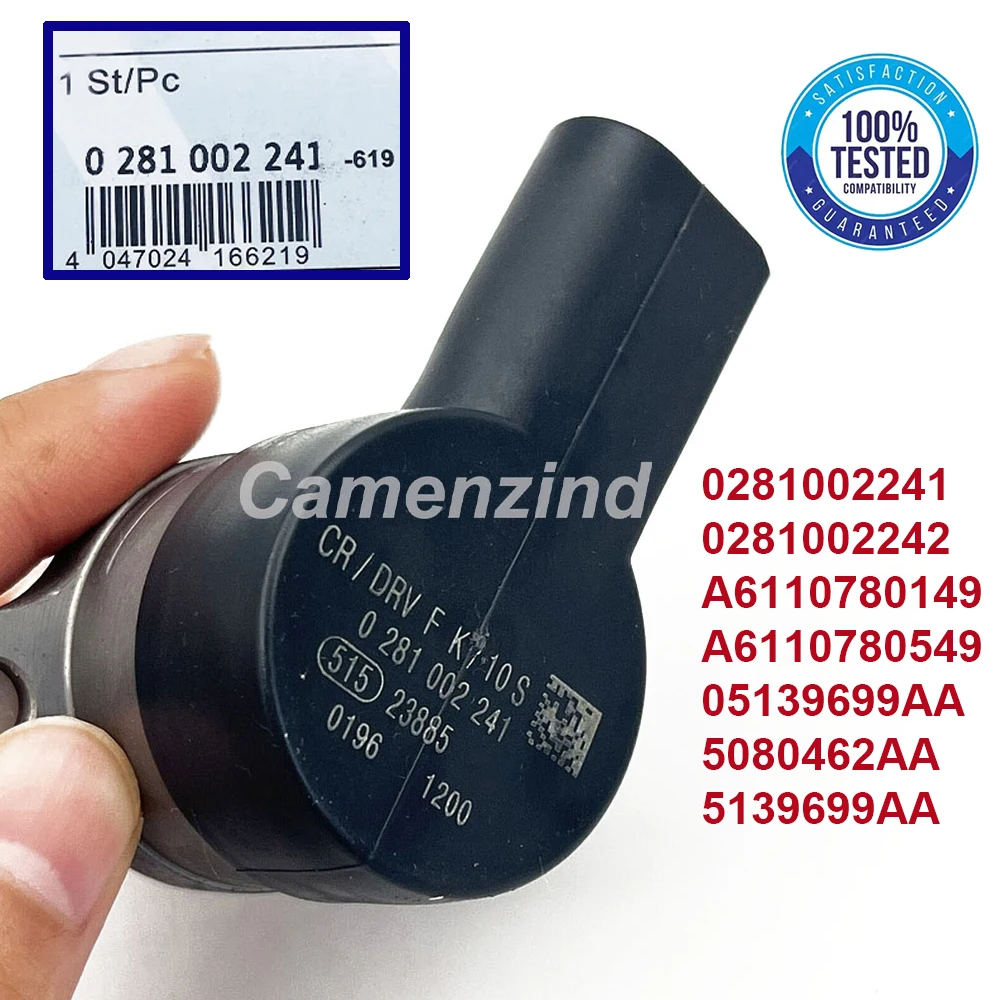 New Fuel Injection Pressure Regulator Valve For Mercedes CDI Sprinter 0281002241 0281002242 A6110780149 A6110780549 05139699AA
New Fuel Injection Pressure Regulator Valve For Mercedes CDI Sprinter 0281002241 0281002242 A6110780149 A6110780549 05139699AA