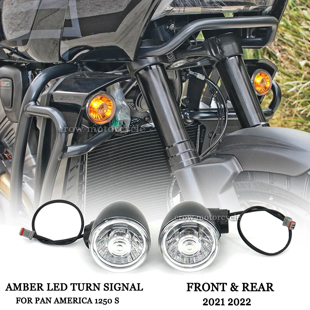 For Pan America 1250 S PA1250S 2021 2022 Motorcycle Accessories Front Rear LED Bullet Turn Signal Kit Amber Headlamp Light
For Pan America 1250 S PA1250S 2021 2022 Motorcycle Accessories Front Rear LED Bullet Turn Signal Kit Amber Headlamp Light