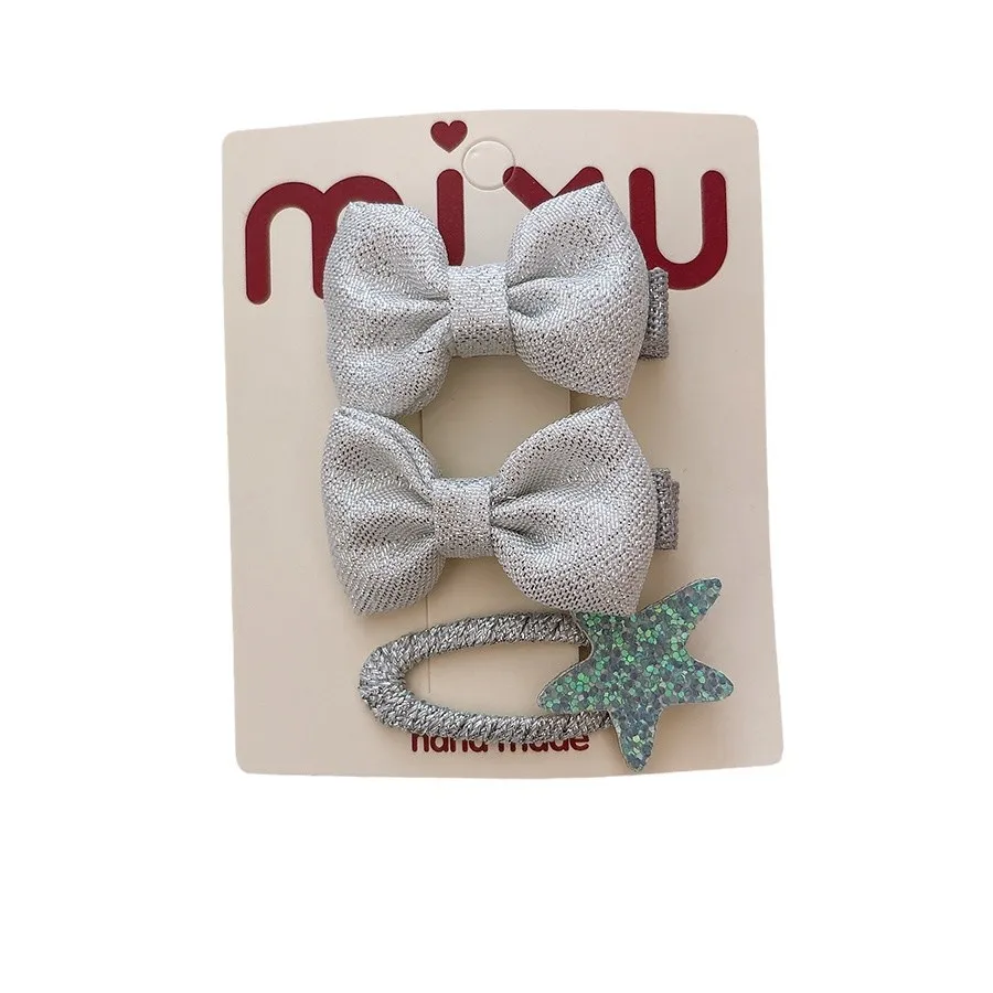 Korean Silver Hair Clips 2/3pcs PU Leather Bows Barrettes Edgy Cute For Girls Kids Side Snap Clips No Pull Hair Accessories
Korean Silver Hair Clips 2/3pcs PU Leather Bows Barrettes Edgy Cute For Girls Kids Side Snap Clips No Pull Hair Accessories