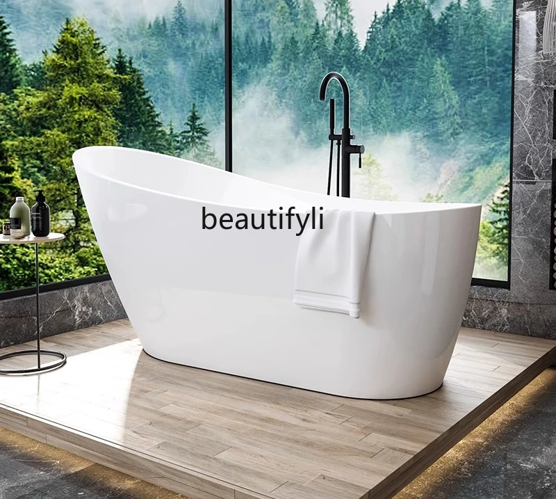 Household Adult Acrylic Bathtub Bathtub Independent, Double Insulation Japanese Nordic Homestay
Household Adult Acrylic Bathtub Bathtub Independent, Double Insulation Japanese Nordic Homestay