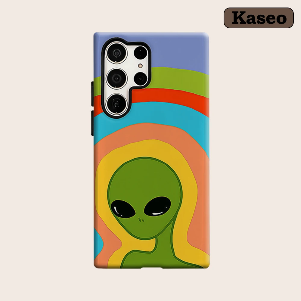 Kaseo Phone Case for Samsung Galaxy S26 S25 Ultra S24 S23 Ultra Plus Shockproof Double Layer Rainbow Alien Cover
Kaseo Phone Case for Samsung Galaxy S26 S25 Ultra S24 S23 Ultra Plus Shockproof Double Layer Rainbow Alien Cover