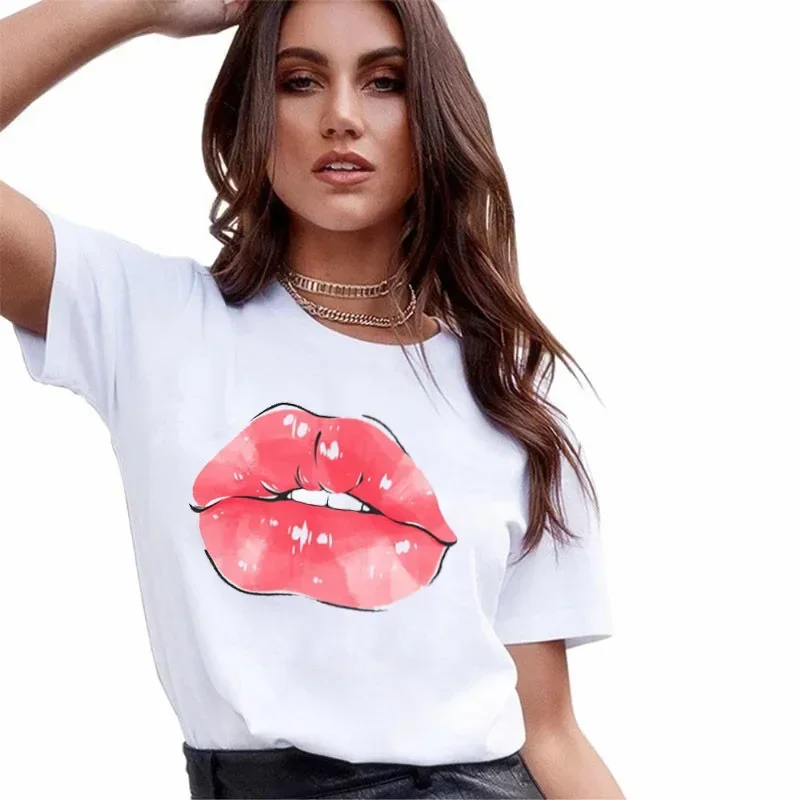 New Summer Lip Print Women T-shirt Fashion Short Sleeve T Shirt Female Clothes Tops Graphic Streetwear Harajuku Clothing Y2k Tee
New Summer Lip Print Women T-shirt Fashion Short Sleeve T Shirt Female Clothes Tops Graphic Streetwear Harajuku Clothing Y2k Tee