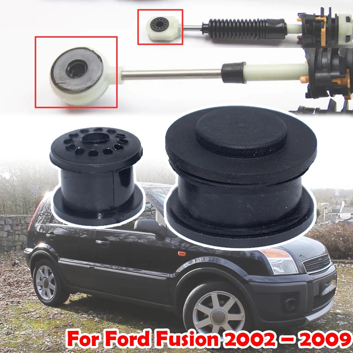 For Ford Fusion 02-2009 Gearbox Cable Sleeve Linkage Rubber Bushing Repair Kit 2S6R7E395AG Shift Lever Assembly Replacement Part
For Ford Fusion 02-2009 Gearbox Cable Sleeve Linkage Rubber Bushing Repair Kit 2S6R7E395AG Shift Lever Assembly Replacement Part