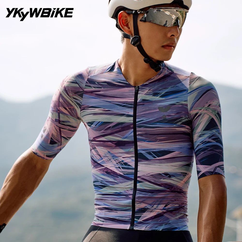 YKYWBIKE 2026 Summer Cycling Jersey Road Bike Tops Maillot Short seamless Sleeve Purple Shirt Collarless Breathable Slim Fit
YKYWBIKE 2026 Summer Cycling Jersey Road Bike Tops Maillot Short seamless Sleeve Purple Shirt Collarless Breathable Slim Fit