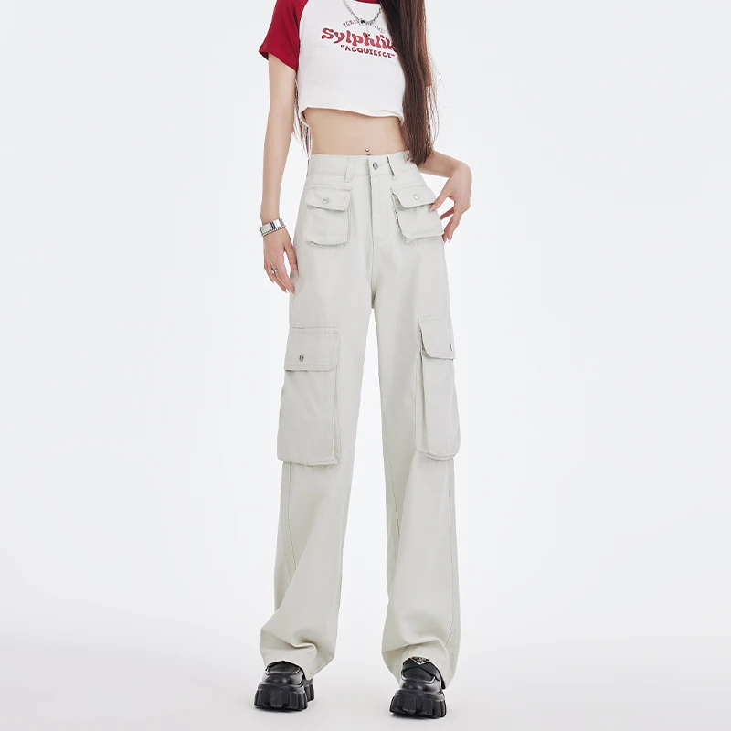 High Waisted Jeans Straight Retro Loose Jeans Women New Wide Leg Pants Street
High Waisted Jeans Straight Retro Loose Jeans Women New Wide Leg Pants Street